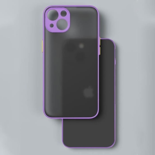 Halvstyv skal - E.F.CONNECTION - iPhone 13 - Lila - Matt - Förstärkta kanter Lila