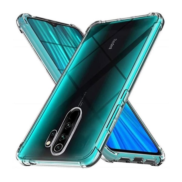 Siliconfodral - Xiaomi - Redmi Note 8 Pro - Transparent - Stötsäker - Flexibel Transparent