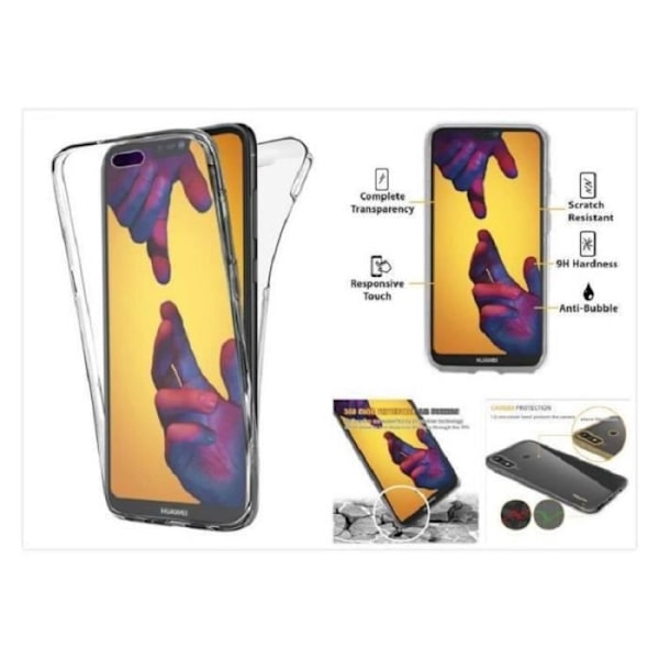 Coque - Huawei - P20 Pro - Hårdfør - Stødabsorberende - Transparent Transparent