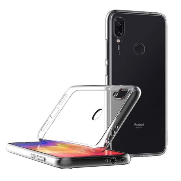 För Xiaomi Redmi 7 6,26": UltraSlim Gel Silikonfodral och perfekt passform - TRANSPARENT TRANSPARENT