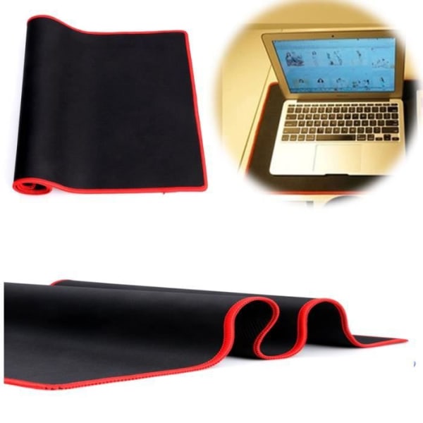 Gaming Mouse Pad Gamer musmatta - XXL storlek 300 * 780 * 5 - Halkfri gummibas - Flexibel och mjuk yta