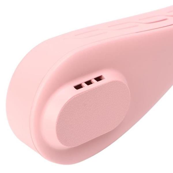 Bärbar nackfläkt - Atyhao - Mini USB-fläkt - Tyst - Rosa - Löst blad