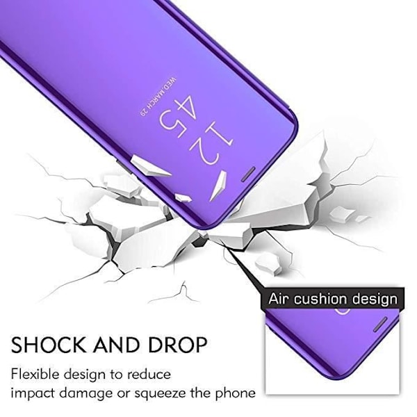 Fodral - Xiaomi - Redmi Note 9 Pro - Stötsäker - Tunt - Stöd Lila