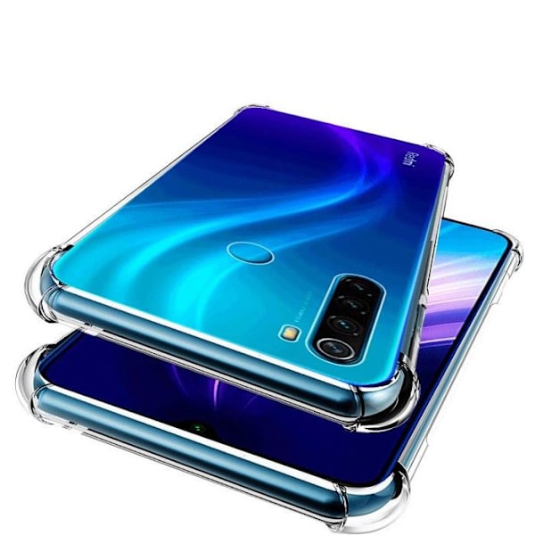 Stötsäkert transparent silikonfodral för Xiaomi Redmi Note 8