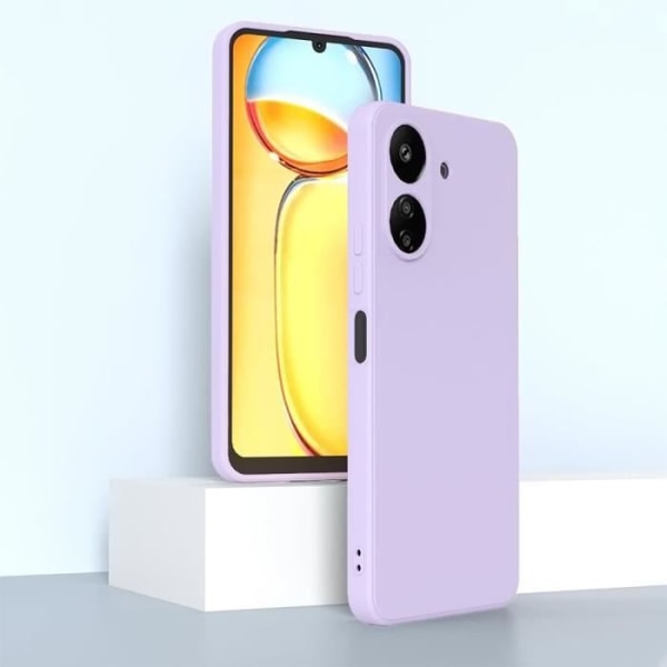 Coque för Xiaomi Redmi Note 12 Pro+ 5G - Xiaomi - Lila Matt - Stötte absorberande - Slim - 2 Härdat glas Lila