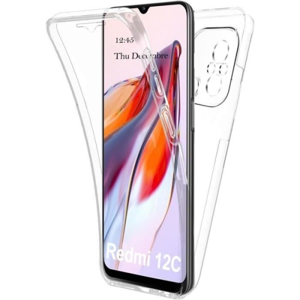Fodral till Xiaomi Redmi 12C - Redmi 11A - Stötsäkert Fullt skydd Transparent Anti-Scratch Transparent