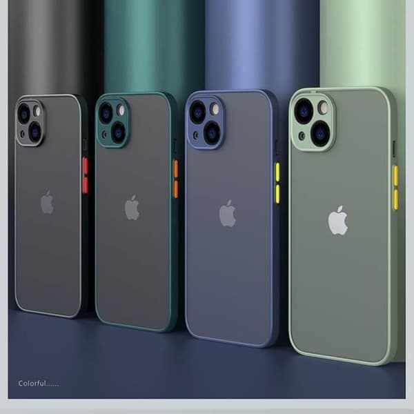 Mobilskal - E.F.CONNECTION - för iPhone 13 - Semi-styv - Kaki - Stötsäker Kaki