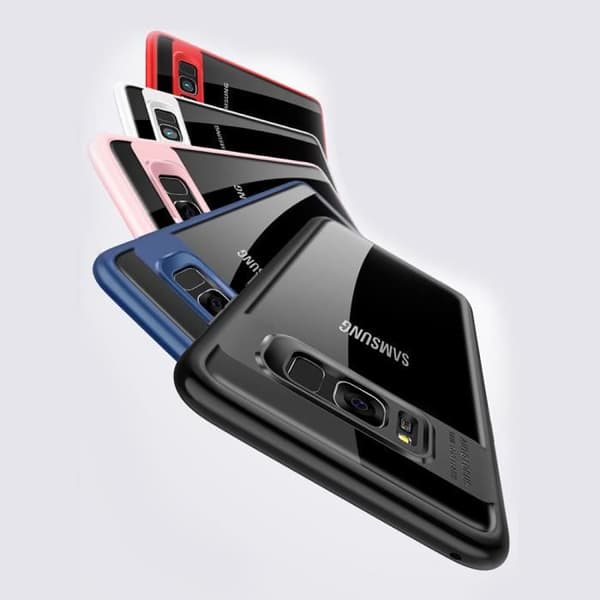 Coque - Efconnection - för Samsung Galaxy S8 Plus - Silikon - Stötabsorberande - Matt Blå Matt blå