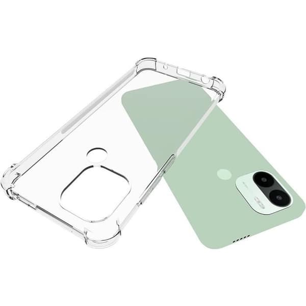 Skyddsskal - E.F.CONNECTION - Redmi A1+/A2+ - Transparent - Flexibelt - Stötabsorberande Transparent