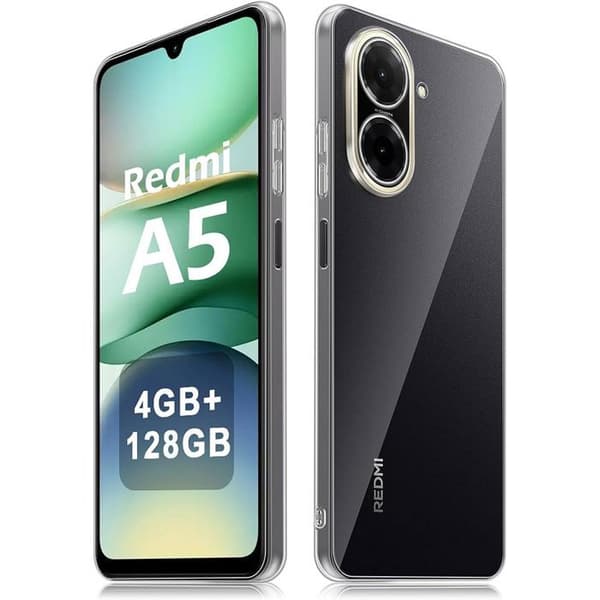 Skyddsfodral - E.F.CONNECTION - För Xiaomi Redmi A5 - Mjuk silikon - Stötsäker - Repfri Transparent