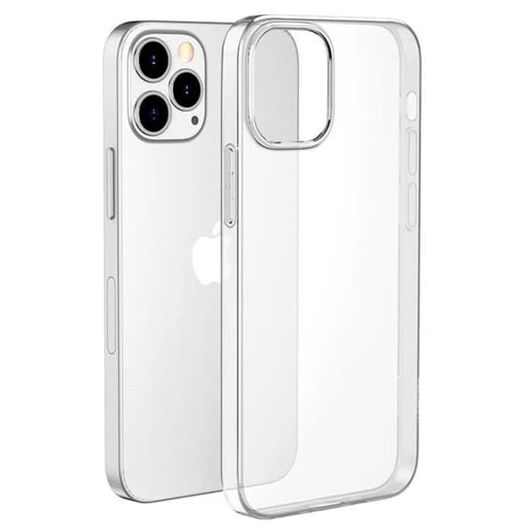 Skal för iPhone 12 - E.F.CONNECTION - Transparent - Repelleresistent - Stötsäker - Halkfri Transparent