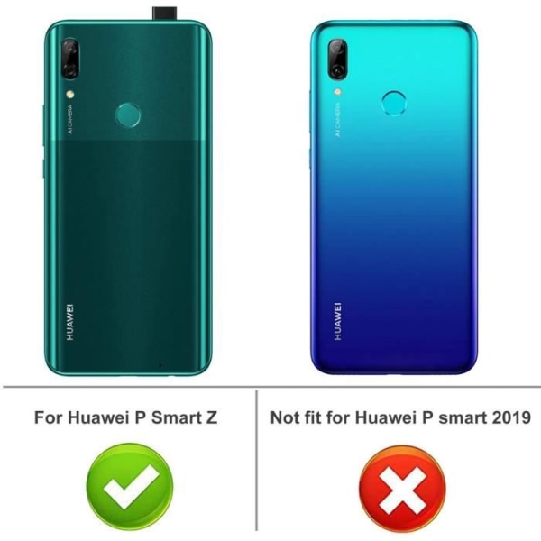 Etui til Huawei P Smart Z, Soft Premium TPU Transparent, Anti-Slip, Ridsefast, til Huawei P Smart Z