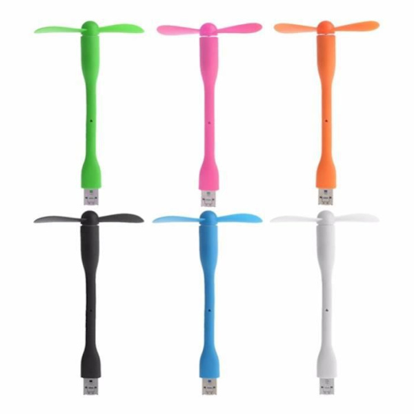Bærbar aftagelig køleblæser Mini fleksibel usb blæser til pc Mi Power Bank usb enheder
