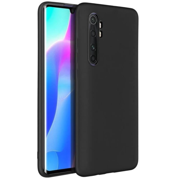 Xiaomi Mi Note 10 Lite Fodral Ultratunt Flexibelt Silikonskydd Svart