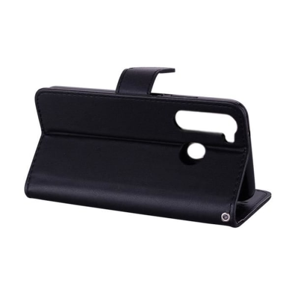 Cover Cover - Xiaomi - Redmi Note 8 - PU læder - Video Support - Kortholder - Sort Svart