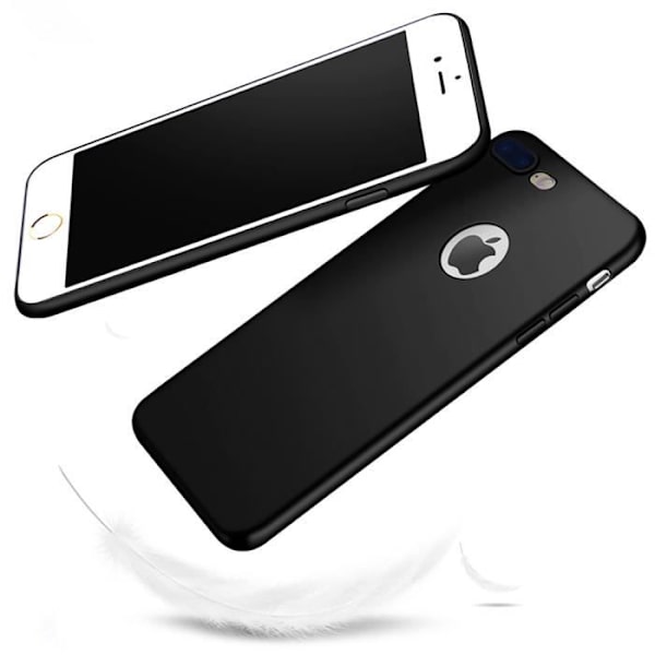 Coque - Premium - iPhone 6S Plus/6 Plus - Silikone TPU - Sort Mat - Stødabsorberende Svart