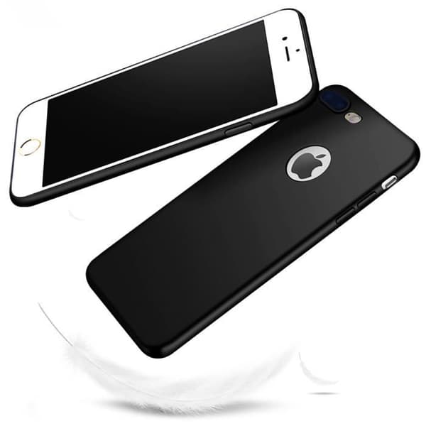 Coque - Premium - iPhone 6S Plus/6 Plus - TPU-silikon - Matt svart - Stötsäker Svart