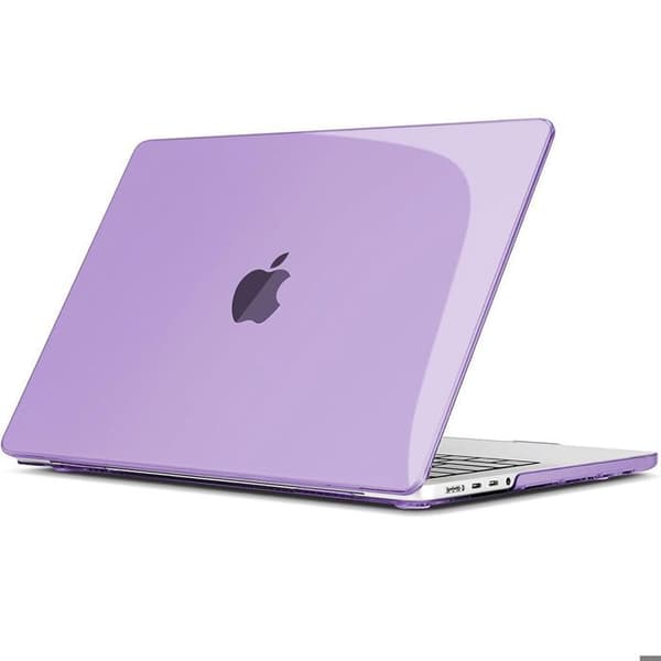Skyddsskal - E.F.CONNECTION - MacBook Pro 16" - Halkfri - Lila - Ventilation Violett