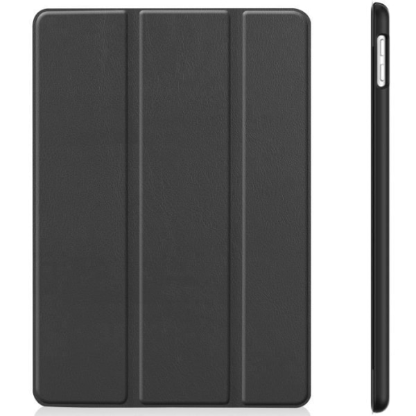 iPad 10.2 etui - Apple - Letvægts Slim Cover Cover - PU læder - Auto Wake/Sleep Support - Sort Svart