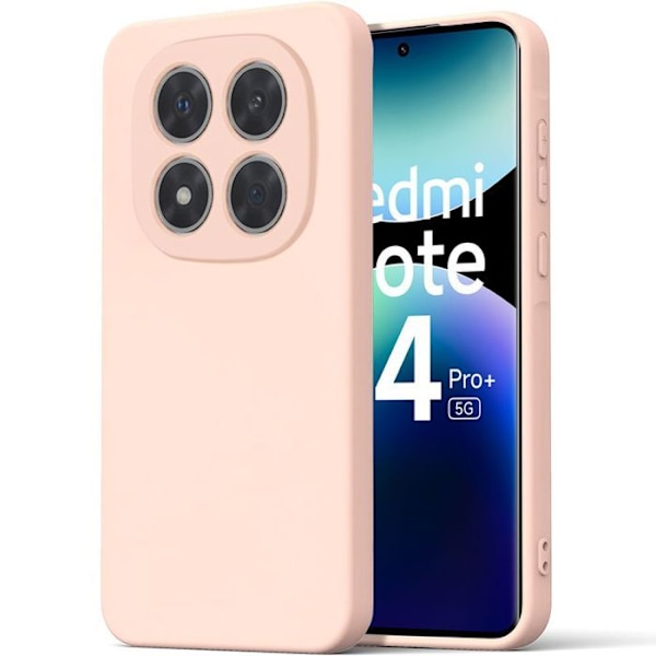 Coque för Xiaomi Redmi Note 14 Pro Plus 5G/Note 14 Pro+ 5G - Matt Effekt - Rosa - E.F.Connection® Rosa