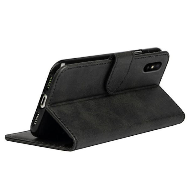 Fodral - Xiaomi - Redmi 9A - PU - Läder - Plånbok Svart Svart