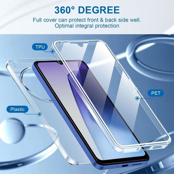 Skyddsfodral - E.F.CONNECTION - Xiaomi Redmi 14C - Stötsäker - Anti-Scratch - Transparent Transparent