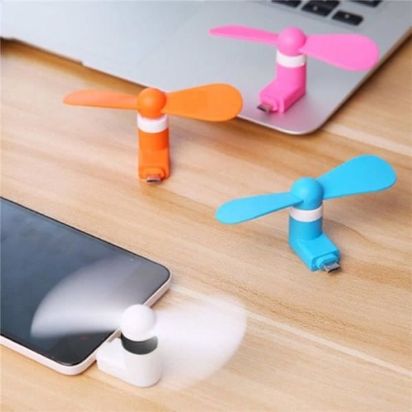 Mini USB-bordventilator - E.F.CONNECTION - Android - Grøn Grön