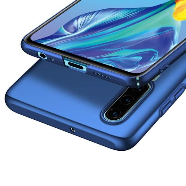 Huawei P30 Fodral, Solid Styv Matt PC Ultra-Tunn Anti-Shock Anti-Scratch Bumper för Huawei P30, Blå Blå