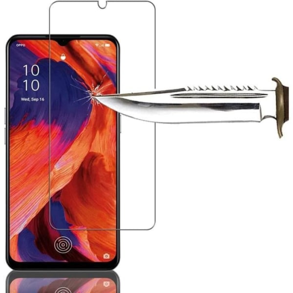 Härdat glas för OPPO A73 4G - 2 delar - Transparent skyddsglas Transparent