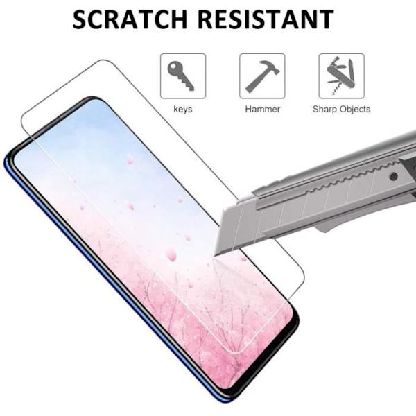 Hærdet glas til Huawei P Smart Z, hærdet glas skærmbeskytter, 3D-touch skærmbeskytter, boblefri skærmbeskytter, 2.5D