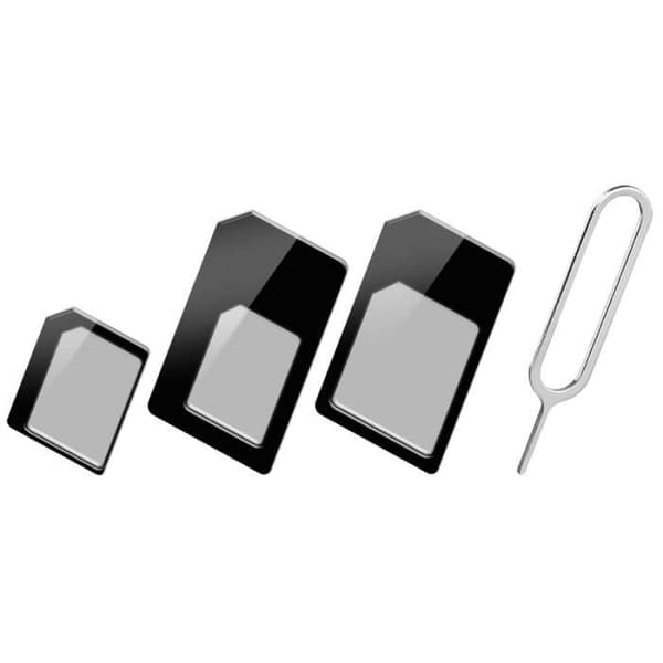 SIM-kortadapter (3-i-1)