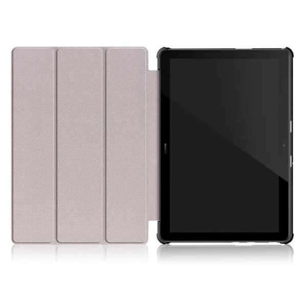 Fodral för Platta - HUAWEI - MediaPad T5 - Flip-skal - Svart - 10.1 tum Svart