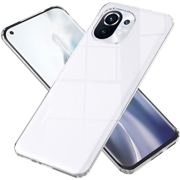 Beskyttelsesetui til Xiaomi 11i (6,67") - E.F. CONNECTION - Blød - Gennemsigtig - Anti-Shock Silikone Transparent