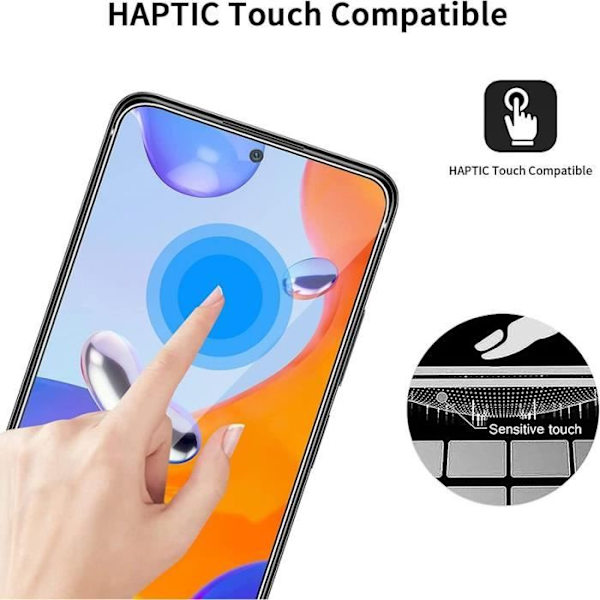 Härdat glas för Redmi Note 11 Pro - 2 delar - Transparent skyddsglas Transparent