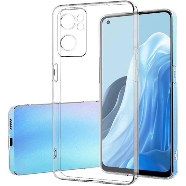 Transparent skal för OPPO Find X5 Lite - E.F.CONNECTION - Mjuk - Silikon - Transparent Transparent