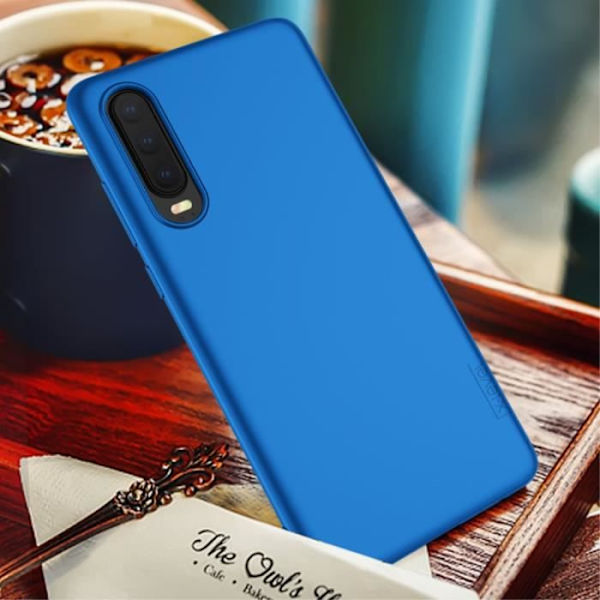 Etui til din Huawei P30 i ultratynd mat TPU blå Blå
