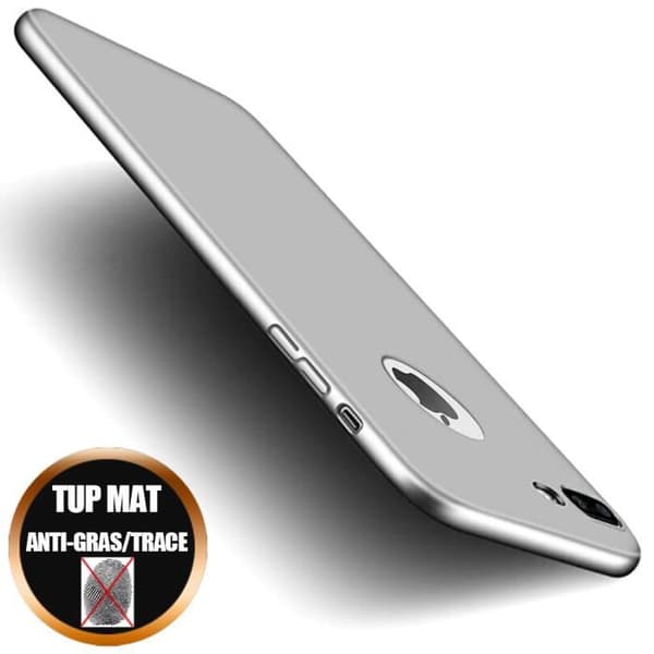 Skal till iPhone 8 Plus - Silver - Ultra Tunn - Repellerande - Stötsäker - Mjuk Silver