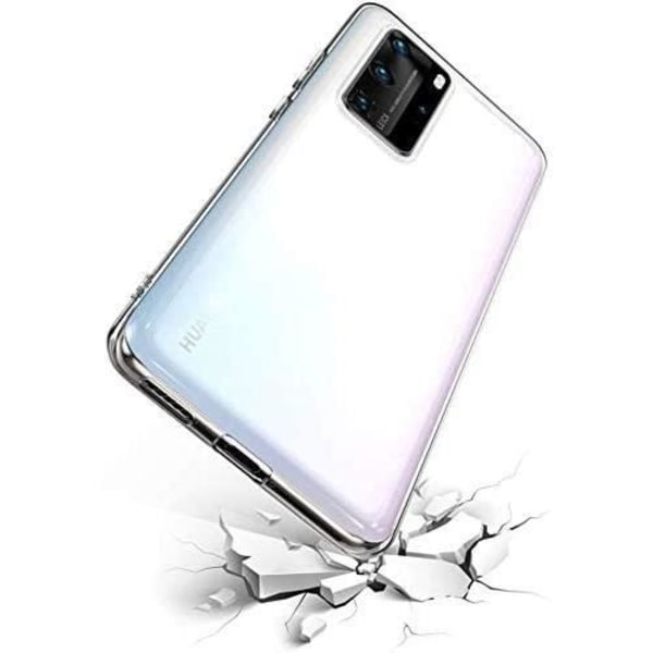 P40 Pro Transparent Fodral för Huawei P40 Pro, [Fusion] [Transparent] [Silikonfodral] [Tunnt] [Gel-fodral] [Transparent]
