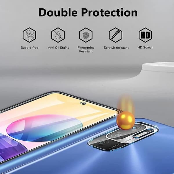Skyddande skal - E.F.CONNECTION - Redmi Note 10 5G - Mjuk - Transparent - Stötsäker Transparent