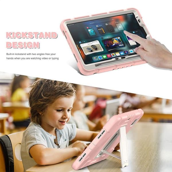 Skydd för iPad Pro 11" - Stötbeständig - Rosa - Hel - Silikon - PC Rosa