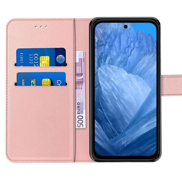 Skyddsomslag - E.F.CONNECTION - Google Pixel 8a - Rosa - Stötresistent - Mjuk Rosa