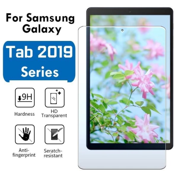Skärmskydd, Galaxy Tab a 10,1 glas a10,1 tums 2019-skal för samsung tablet s5e - Typ för Tab A 10,1 T510