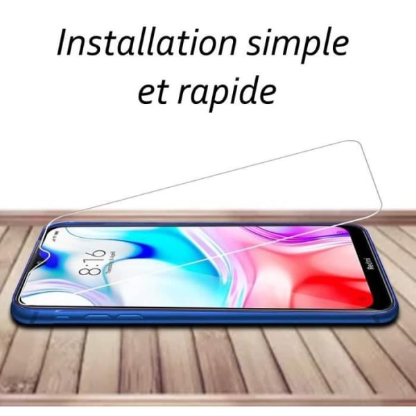 Beskyttelsesfilm - Toproduits® - Xiaomi Redmi Note 8T - Hærdet glas - 3 pakke - Ridsefast Transparent