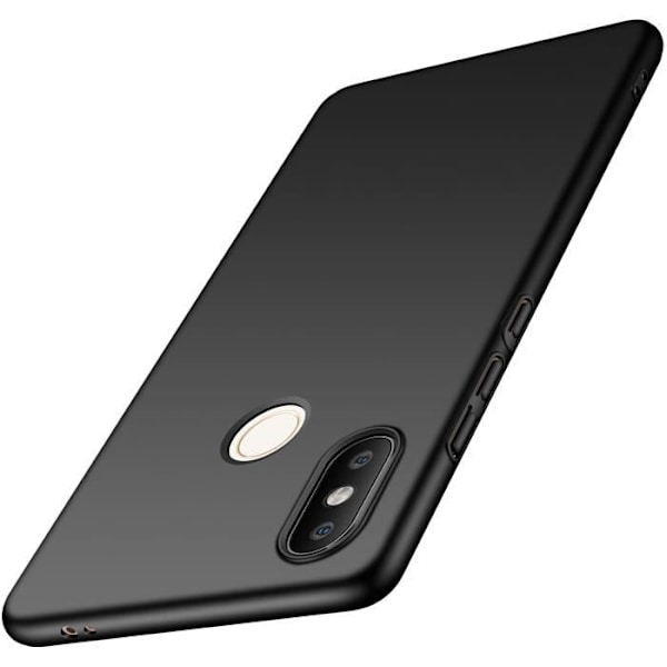 Xiaomi Mi 8 Se etui [Matte Series] Elastisk ultratyndt design og stødabsorberende etui til Xiaomi Mi 8 Se (glat sort)