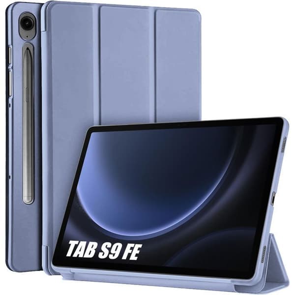Skydd för Samsung Galaxy Tab S10 FE / S9 FE - Stötbeständig - Fällbart stativ - Lila Lila