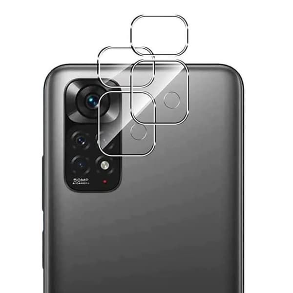 Skydd av Glas för Kamera - Xiaomi - Redmi Note 11S - 2-pack - Repanskyddande - Transparent Transparent