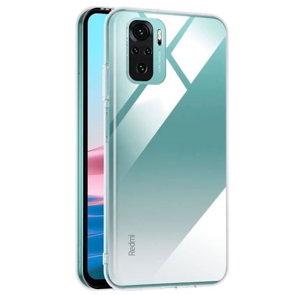 Skyddsfodral för Redmi Note 10S - E.F.CONNECTION - Mjuk - Transparent - Anti-Shock Transparent