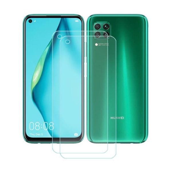 FZ 2-pak hærdet glas til Huawei P40 Lite (6,4"), HD-glasbeskyttelse, anti-chok beskyttelsesfilm