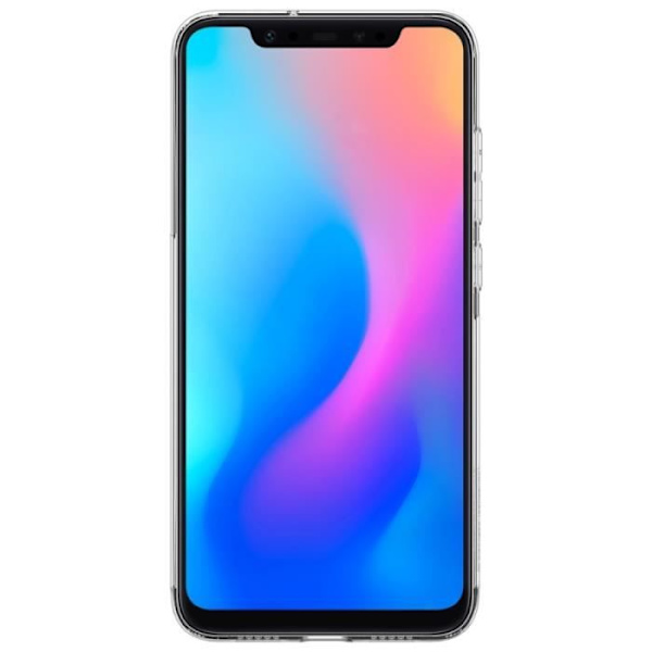 Fodral Nature Transparent Mjuk TPU Fodral för Xiaomi Mi 8 Vit Vit