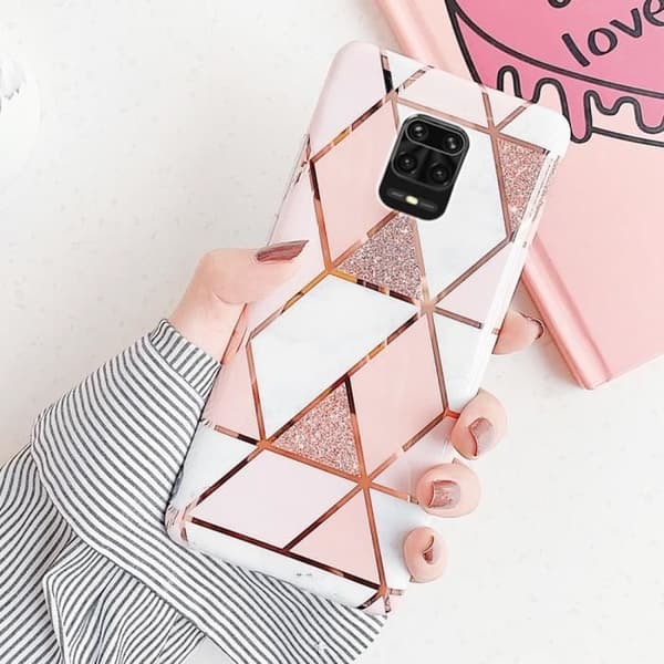 Skydd för Redmi Note 10Pro 4G - Tunn och Elegant - Stötsäker - TPU - Rosa Rosa